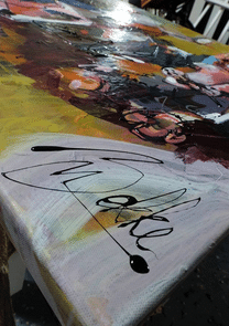 Versekunst - Schilderij feest